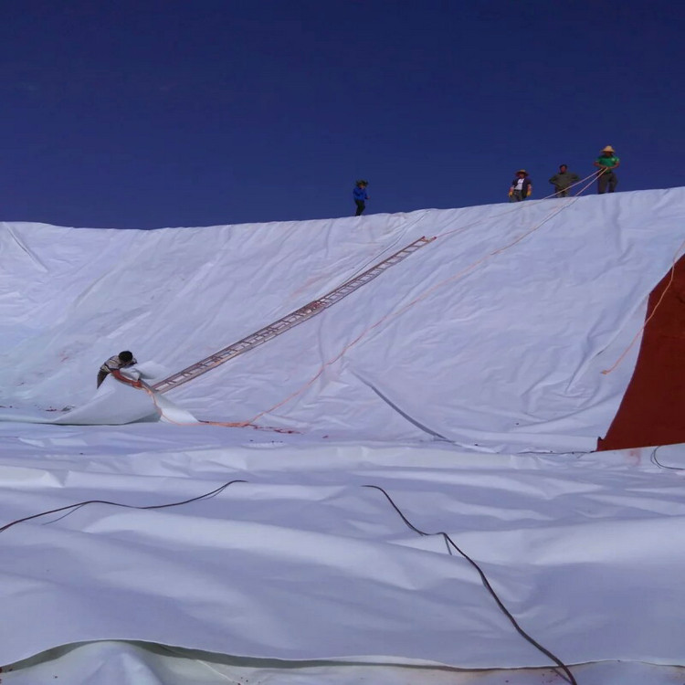 合肥污水處理毛面HDPE防滲膜 復合土工膜價格 養殖場沼氣池雙毛面HDPE防滲膜