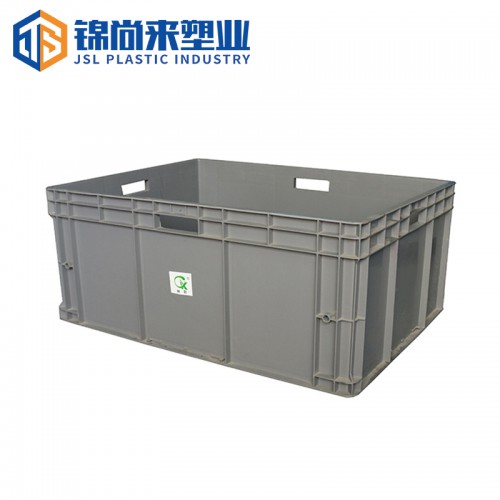 塑料箱 錦尚來(lái)塑業(yè)高強(qiáng)度物流運(yùn)輸汽配箱食品周轉(zhuǎn)箱 現(xiàn)貨批發(fā)