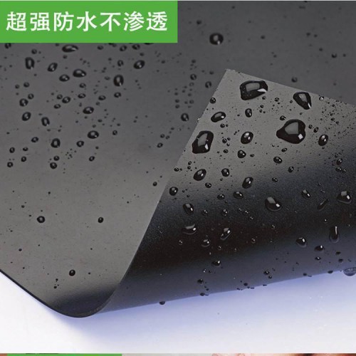 邯鄲養豬場氧化塘雙毛面HDPE土工膜 0.7mm土工膜廠家批發價