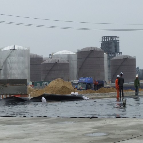 保山畜牧業(yè)氧化塘2.0mm毛面HDPE土工膜 復(fù)合土工膜廠(chǎng)家1 優(yōu)質(zhì)HDPE土工膜價(jià)格