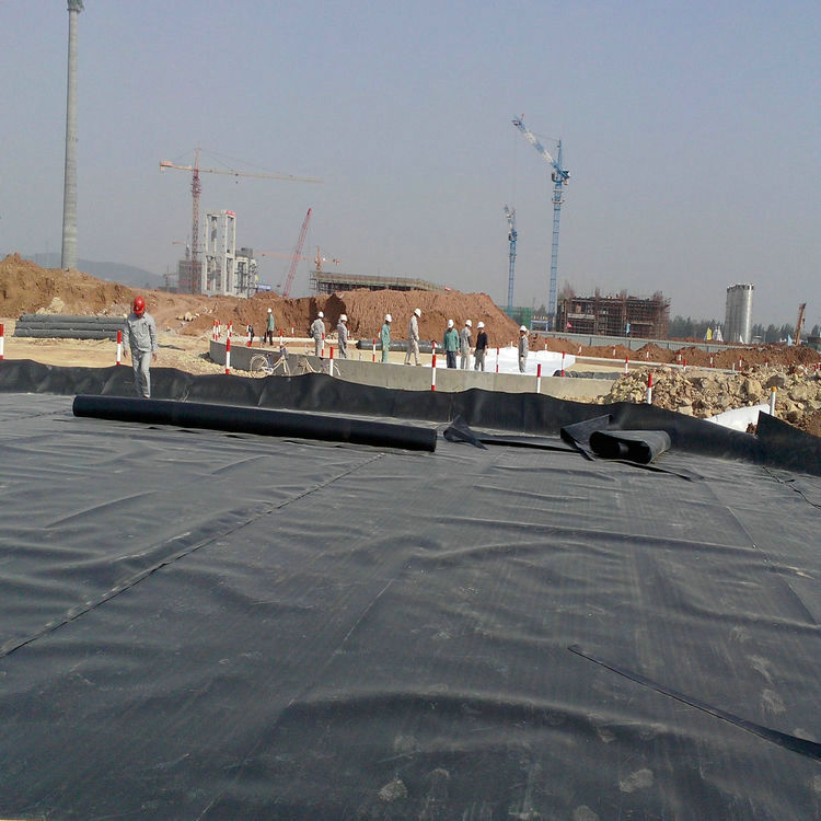 屋頂花園的土工膜 沉淀池防滲膜 圓明園湖底鋪設防滲膜