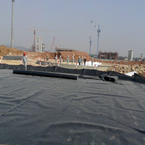 貴州養殖場厭氧塘雙糙面土工膜 0.40mm土工膜優質商品