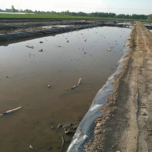 礦渣池HDPE防滲膜 固廢填埋防滲膜 膨脹螺壓條固定防滲膜