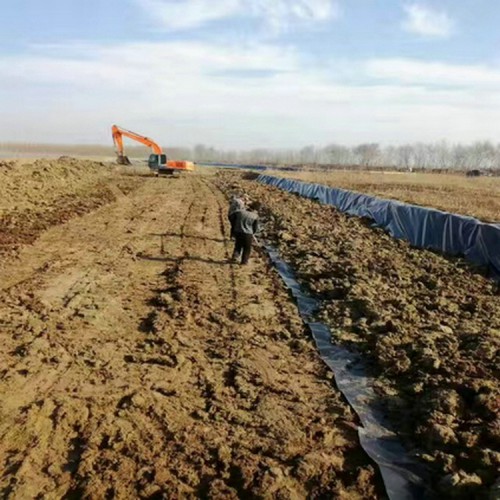 儲油罐HDPE土工膜 污水處理池防滲膜 防滲膜魚塘