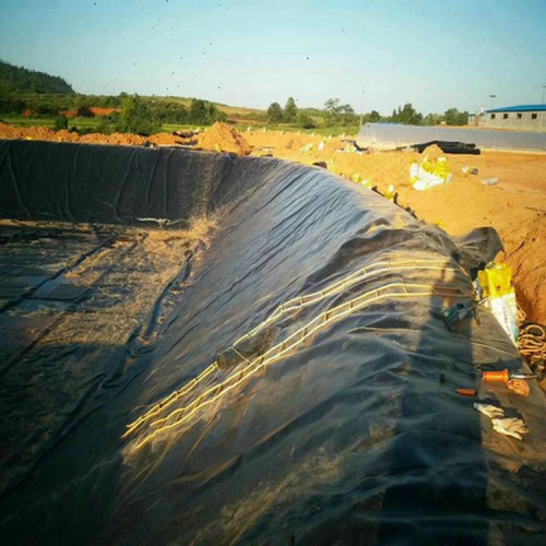 滁州養殖場沼液池雙糙面HDPE土工膜 0.6mm土工膜商品批發價