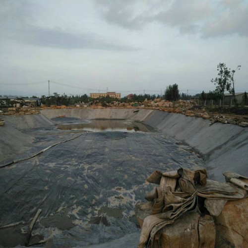 氧化塘HDPE防滲膜作用