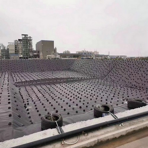 養豬場氧化塘糙面HDPE防滲膜 2.0mm土工膜精選廠家