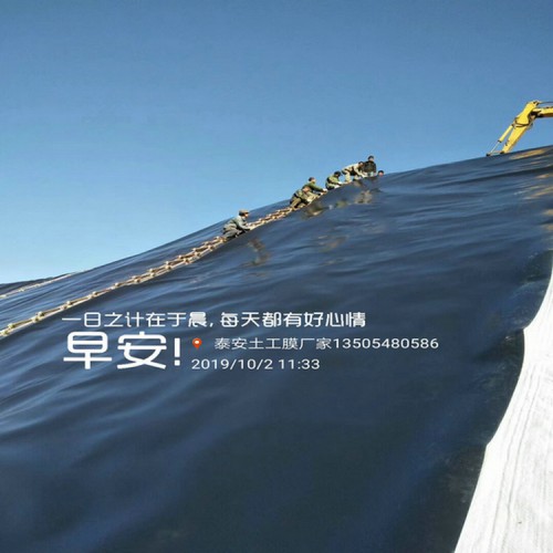 垃圾場調(diào)節(jié)池覆蓋用2mmHDPE土工膜生產(chǎn)廠家