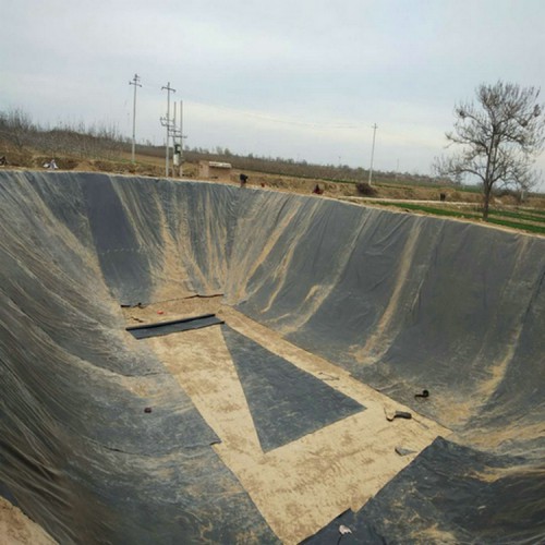 攀枝花垃圾填埋場單糙面HDPE土工膜 0.8mm防滲膜廠家批發