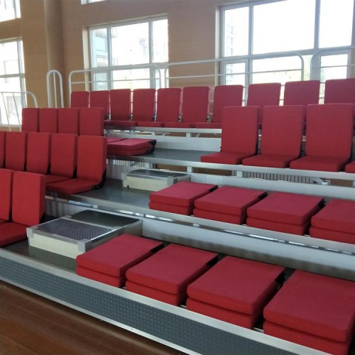 前置軟包看臺座椅 禮堂活動看臺座椅