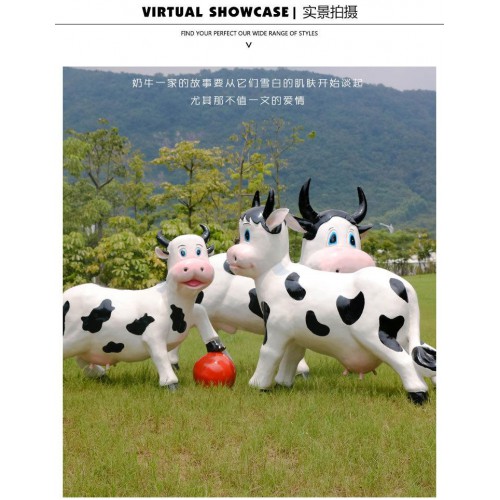 牛年雕塑  商場美陳擺件 小區景觀雕塑  卡通雕塑