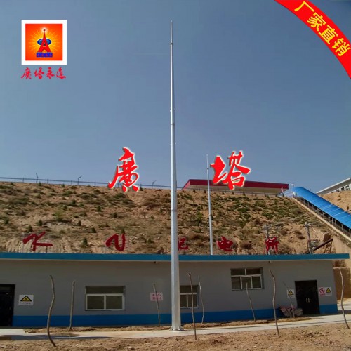 GH鋼管避雷針 15米接閃桿避雷針?biāo)S家高度可定制