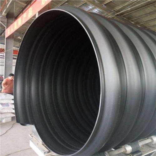 HDPE鋼帶增強螺旋波紋管 PE鋼帶波紋管生產廠家