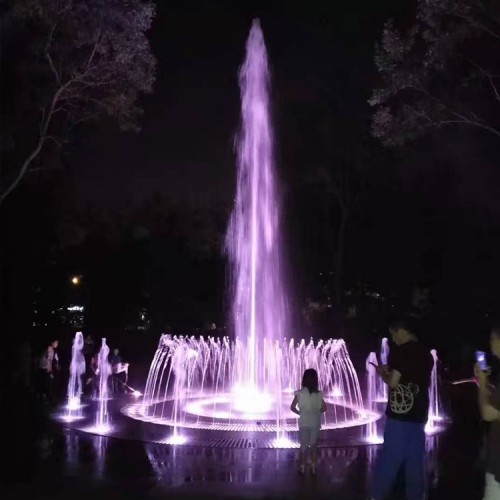 山西噴泉廠家 變頻跑泉 512燈光 山韻噴泉