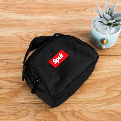 牛津布袋 單肩黑色布包