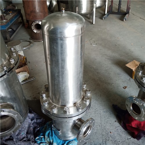 MXQG-80口徑鑄鋼空壓機(jī)冷凝器配套氣體除水脫水氣液分離器