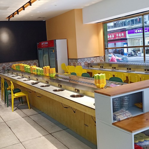 回轉(zhuǎn)小火鍋設備