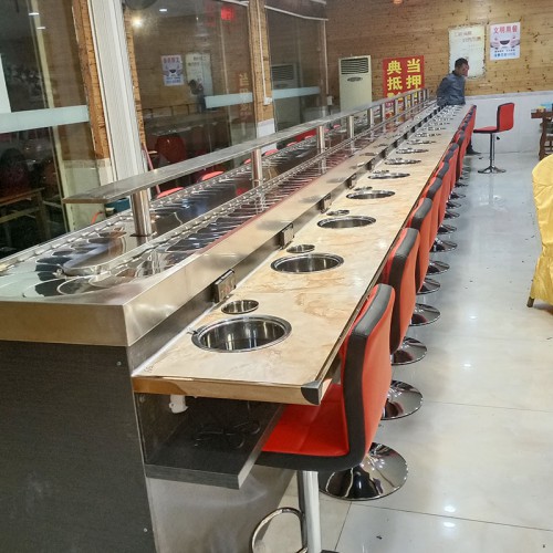 自動旋轉(zhuǎn)小火鍋設備