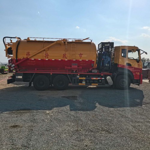 22方東風天龍淤泥轉運車 管道疏通車 市政工程車廠家直銷