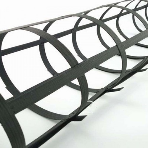 鋼塑土工格柵