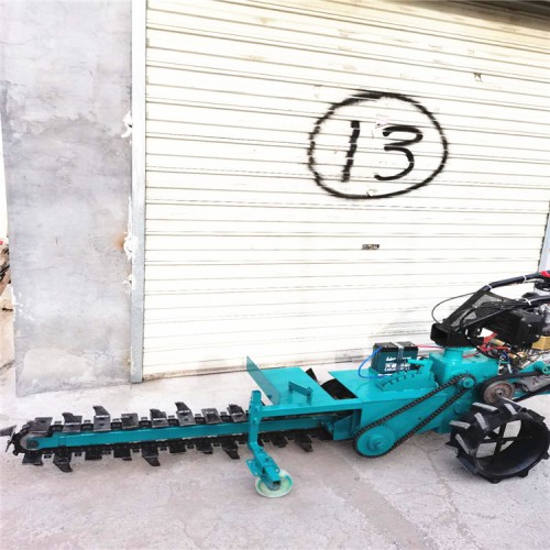挖溝機(jī) 鏈?zhǔn)介_溝機(jī) 道路埋線開溝機(jī) 工程開溝機(jī)