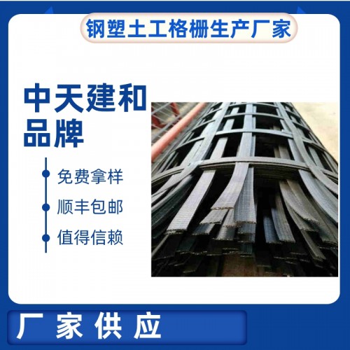 鋼塑土工格柵