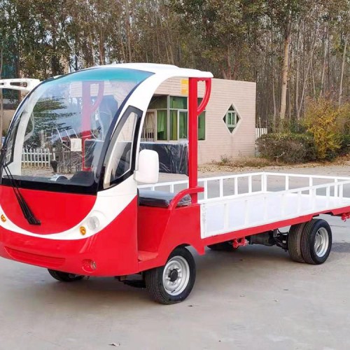 電動貨車四輪載重王  貨物轉運周轉車  大中小型平板車