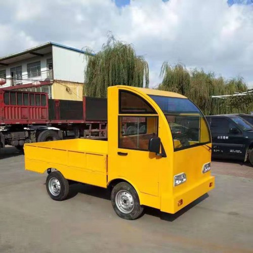 四輪載貨電動車 工業電動周轉車  建筑工地電動平板車