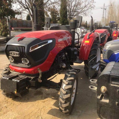 力王504農用四輪拖拉機 中型四驅耕地犁地機 直補價