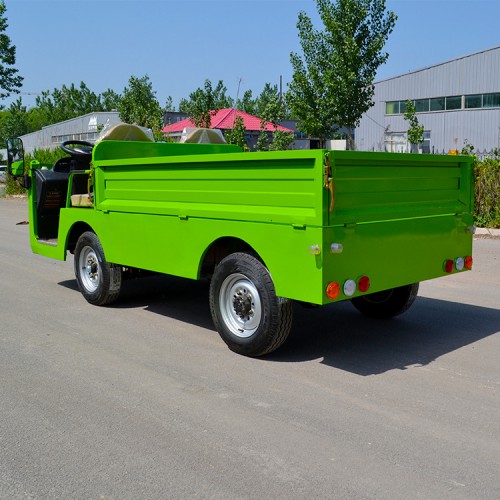 建筑工地電動平板車  工地倉庫廠區大棚電動周轉車