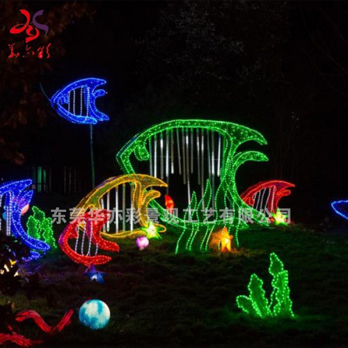 彩燈燈會節日花燈民間工藝制作公司華亦彩定制端午節燈展