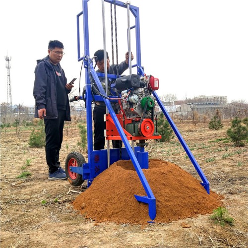 柴油電線桿鉆坑機 鉆坑機