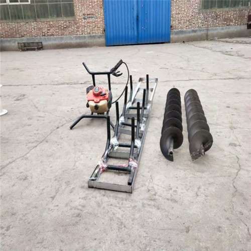 跨距橫向打洞機大馬力挖坑機