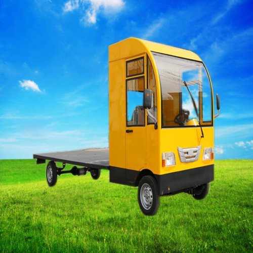 大型倉庫貨物轉運車   建筑工地平板拉磚車