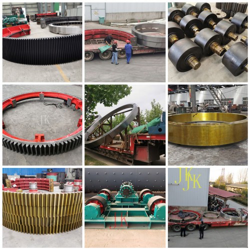 分體式鑄鋼烘干機大齒輪滾筒烘干機大齒圈傳動配件