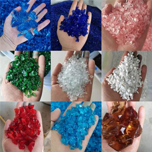 現(xiàn)貨供應(yīng) 彩色玻璃砂 水磨石地面用玻璃碎 顏色型號齊全