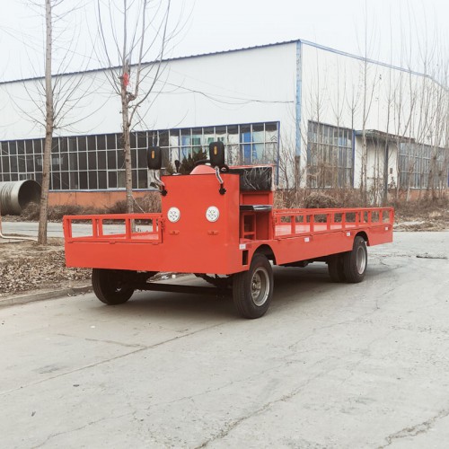 護欄平板車產品大全   工地倉庫廠區大棚電動周轉車