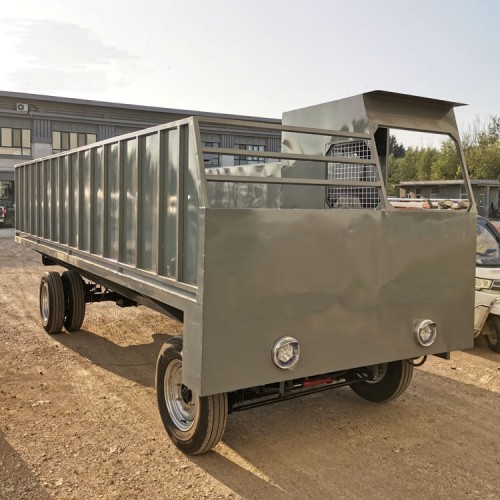 養殖戶拉豬車   車間貨物搬運電動平板車