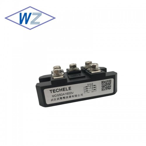 三相整流橋模塊MDS50A1200V適用于儀器設備的直流電源