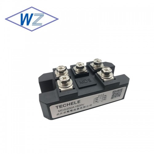 電氣拖動和輔助電流用MDS200A1400V三相整流橋模塊