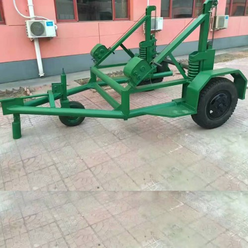 5噸液壓電纜拖車 8噸電纜軸放線車 10噸機(jī)械式電纜炮車