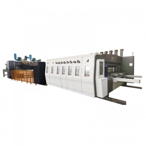 全自動高速水墨印刷開槽模切（粘箱、釘箱）打包一體聯(lián)動線