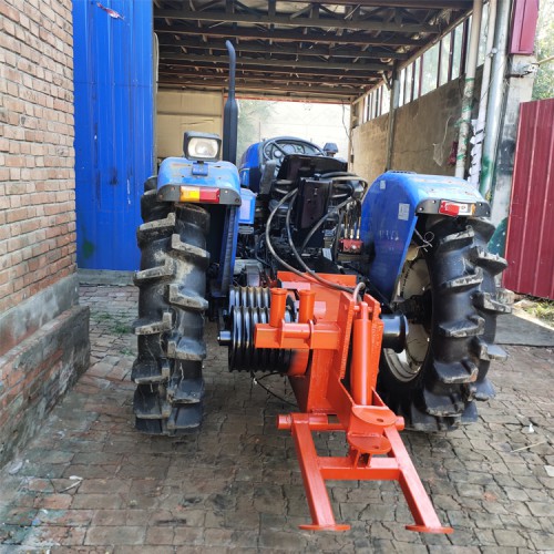 紐荷蘭554拖拉機(jī)絞磨二手拖拉機(jī)改裝絞磨70型拖拉機(jī)放線機(jī)