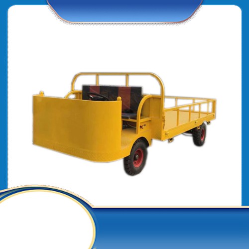 工地平板搬運車  貨物運送周轉車  電動平板工具車