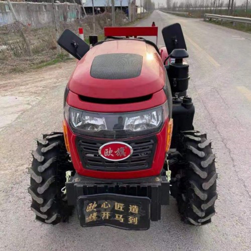 全新補(bǔ)后歐旗504大棚王拖拉機(jī) 小車身果園耕地犁地機(jī)