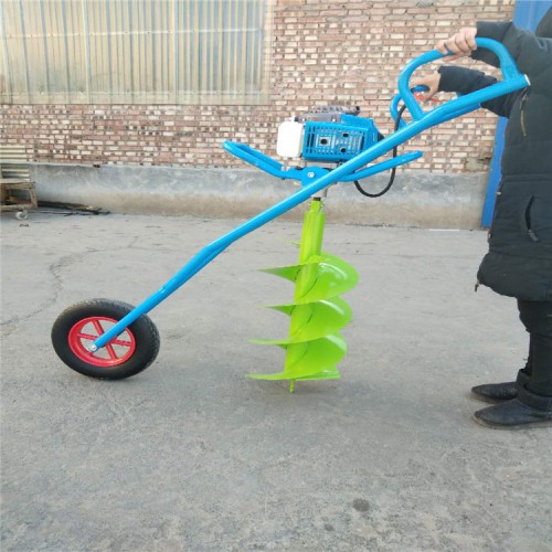 雙螺旋種樹(shù)挖坑機(jī) 便捷式植樹(shù)打洞機(jī) 農(nóng)用挖樹(shù)坑機(jī)