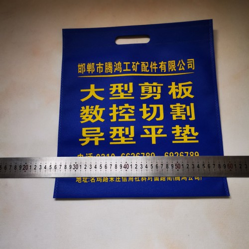 定做無紡布平口袋一次成型教育無紡布袋定制宣傳袋廠家