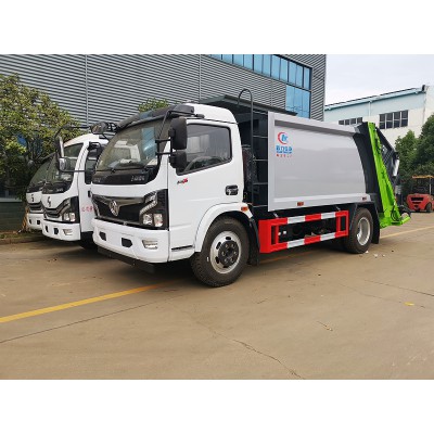 國六東風(fēng)多利卡6方全密封式壓縮垃圾車 4方垃圾車
