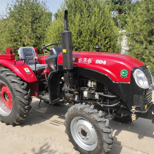 萬年紅504農用拖拉機 四驅多用途耕地機 東方紅動力