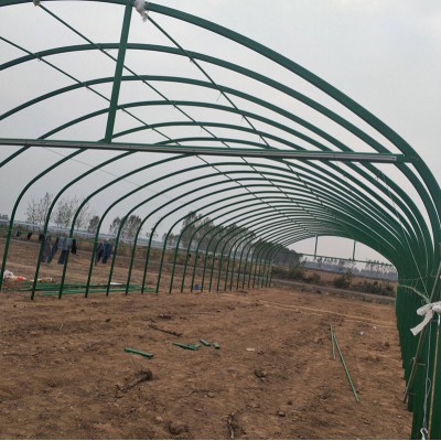 雞舍大棚建造 生豬養殖大棚安裝 磚墻大棚 大棚專用管